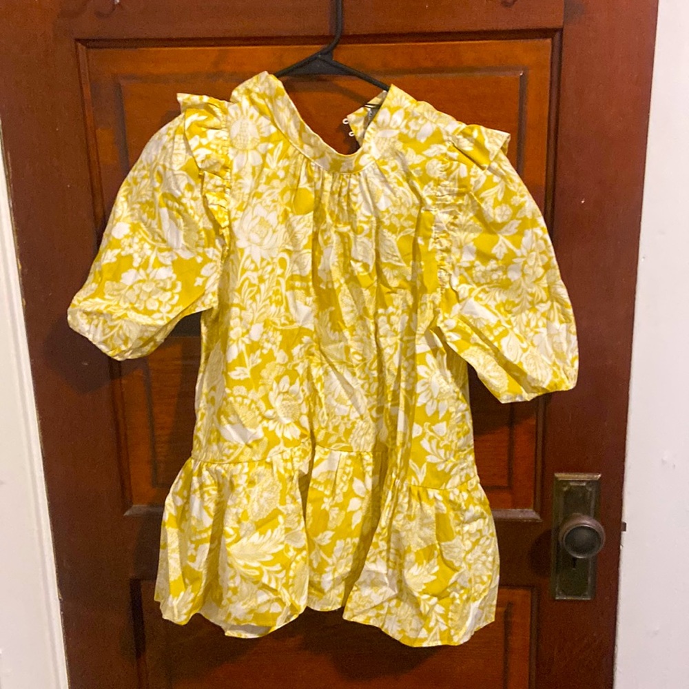 Zara floral blouse